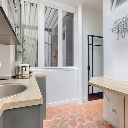 Mykeypers - Splendid Parisian Flat 6p - 2 Bedrooms - Rue Montorgueil Lägenhet